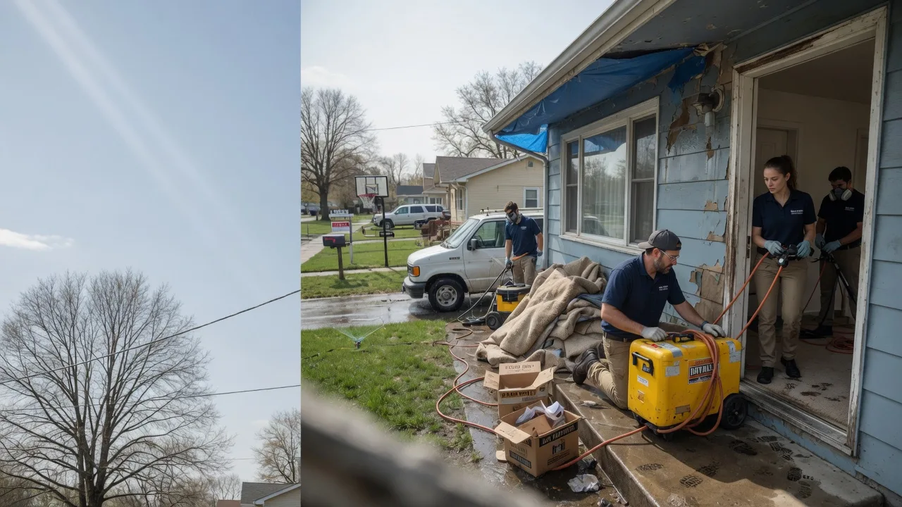 Basement Flood Cleanup in Godley, TX near me